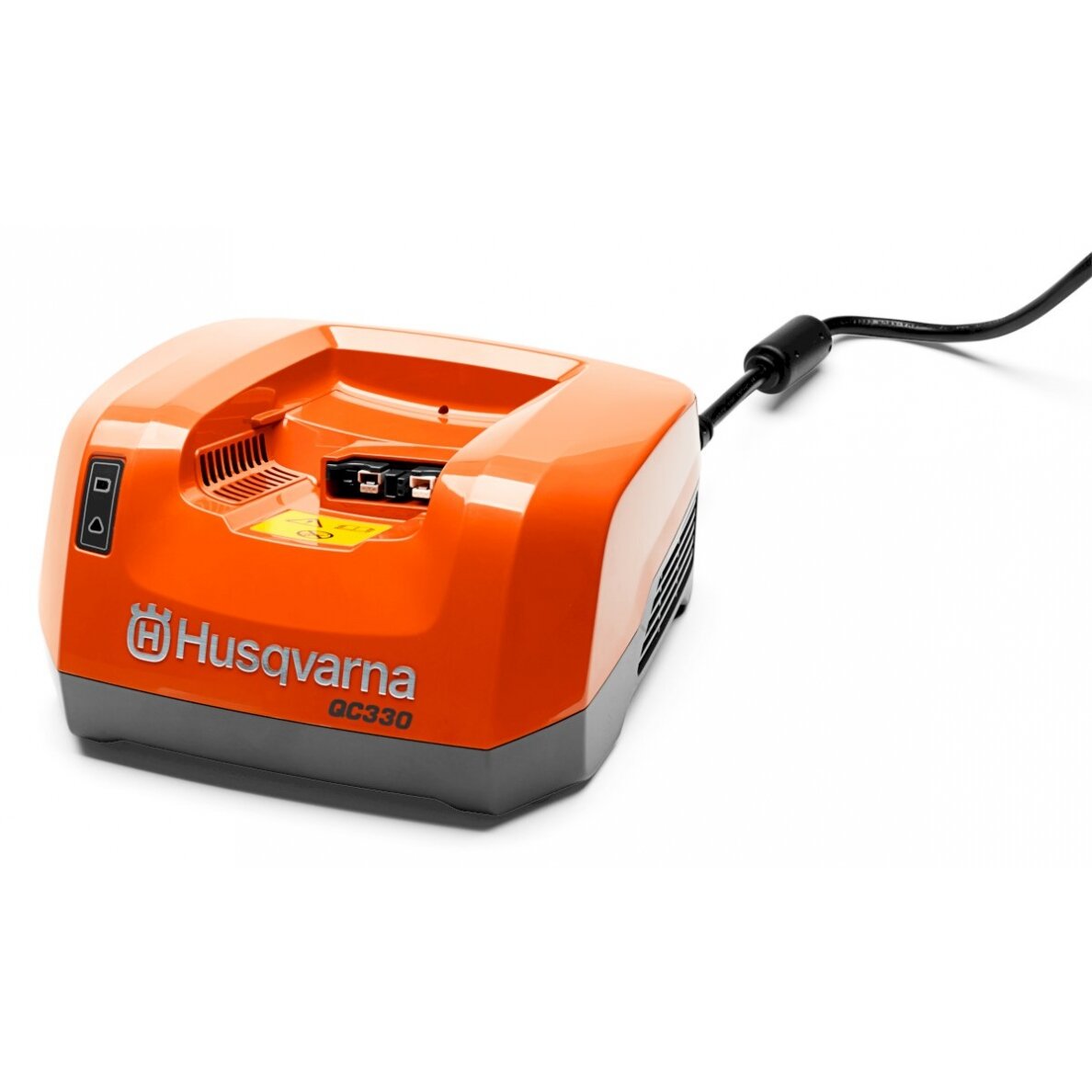 HUSQVARNA QC330 akumuliatoriaus įkroviklis HUSQVARNA QC330 akumuliatoriaus įkroviklis