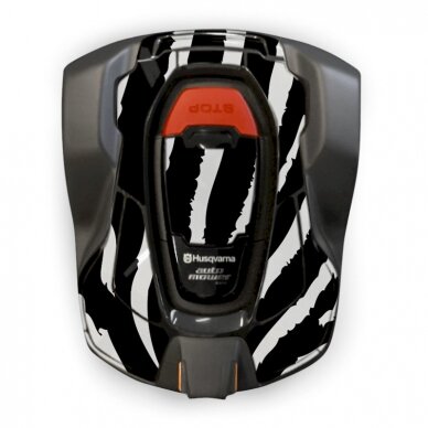HUSQVARNA lipdukų komplektas Zebras 4