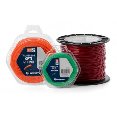 Žoliapjovės valas Opti Round 2,7 mm x 12 m 3 Žoliapjovės valas Opti Round 2,7 mm x 12 m 3